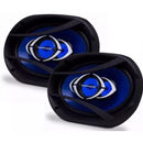 Alto Falantes Quadriaxiais Hurricane 6×9 90W – Par – Instalado